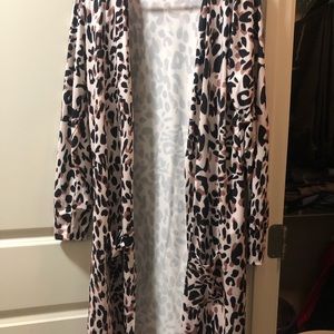 Leopard Duster Cardigan